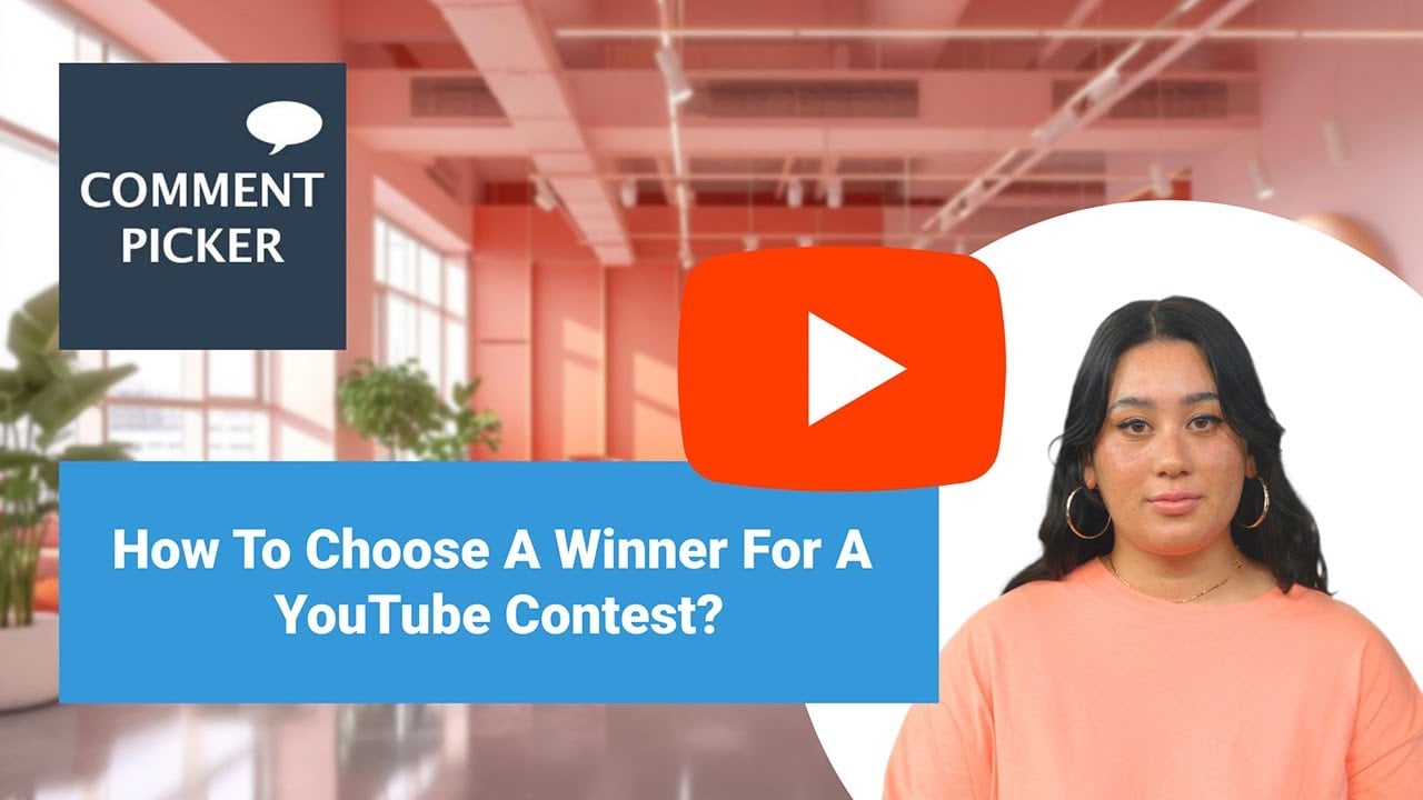 In this video, we'll show you how to select a winner for your giveaway or contest on your YouTube video or Shorts using the free YouTube Comment Picker tool. We'll explain how to get and add your YouTube video, choose the your giveaway filters and settings, customizing draw and results, and how to pick and announce the winner of your YouTube contest.

This video will help make your next YouTube giveaway easy, fun, and fair for everyone.

Useful Links
YouTube Comment Picker: https://commentpicker.com/youtube.php
Comment Picker Premium: https://commentpicker.com/premium.php

Chapters
00:00 YouTube Comment Picker
00:22 Intro
00:45 Get Started
01:02 YouTube Video
01:36 Giveaway Filters & Settings
03:35 Raffle Settings
04:14 Customize Draw & Results
05:33 Select Contest Winners
08:00 Final Words

Questions?

Leave a comment below or reach out to us on social media. Your feedback is valuable for our next tutorials, so let us know what you think!

Remember to hit that like button, subscribe for more tutorials, and share this video with friends or colleagues planning their own YouTube contest.

Good luck with your next successful YouTube giveaway! 🎉

Follow us:
► Subscribe to YouTube: https://www.youtube.com/c/CommentPicker
► Comment Picker Tools: https://commentpicker.com/
► Comment Picker Premium: https://commentpicker.com/premium.php
► Follow us on Instagram: https://www.instagram.com/commentpicker/
► Follow us on Facebook: https://www.facebook.com/Commentpicker
► Follow us on X: https://x.com/commentpicker
► Follow us on TikTok: https://tiktok.com/@commentpickercom/
► Follow us on Pinterest: https://www.pinterest.com/commentpickercom/
► Join us on Reddit: https://www.reddit.com/r/CommentPicker/

#commentpicker #youtubegiveaway #youtubetools