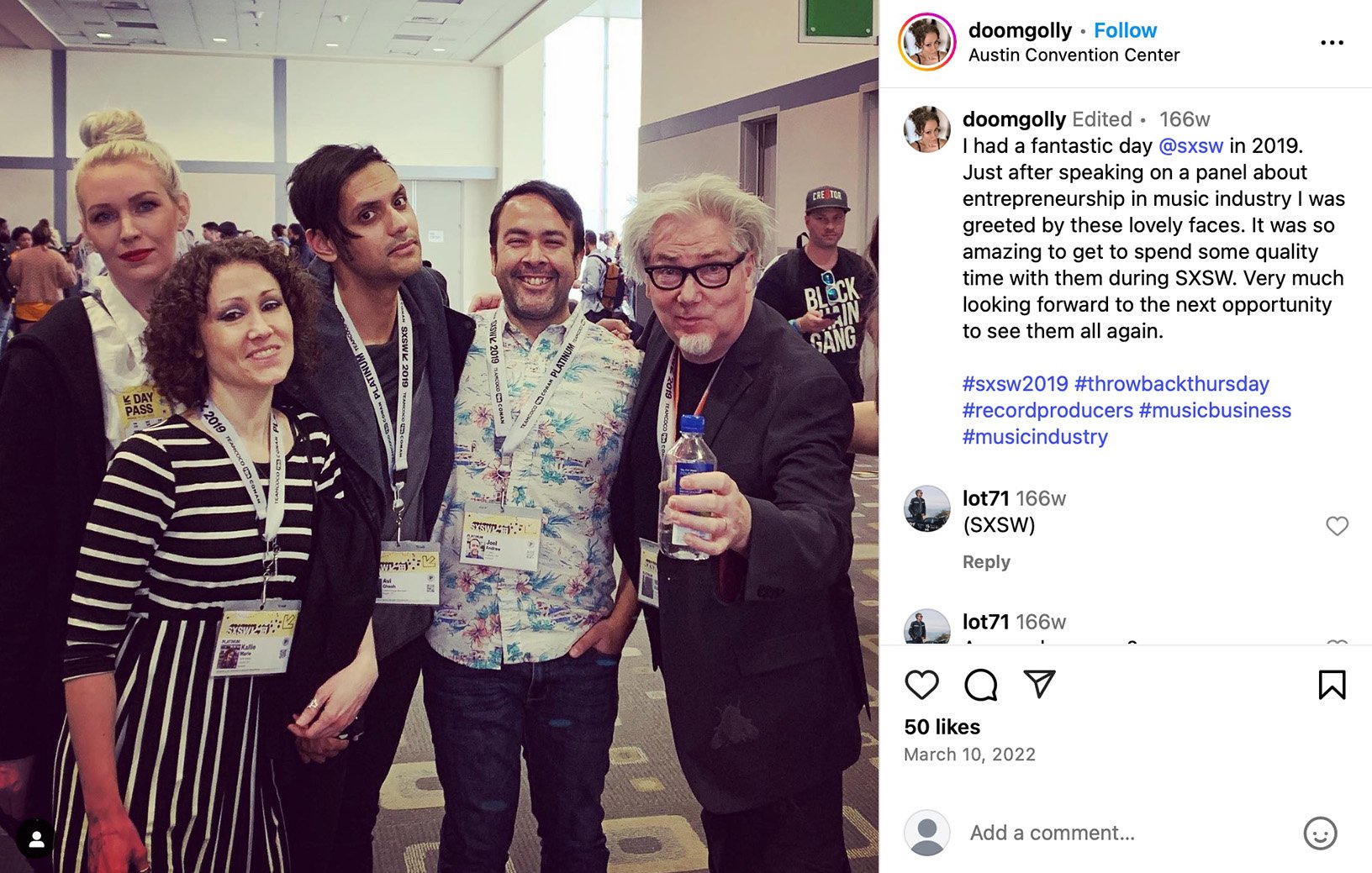 Doomgolly giveaway promotion on Instagram