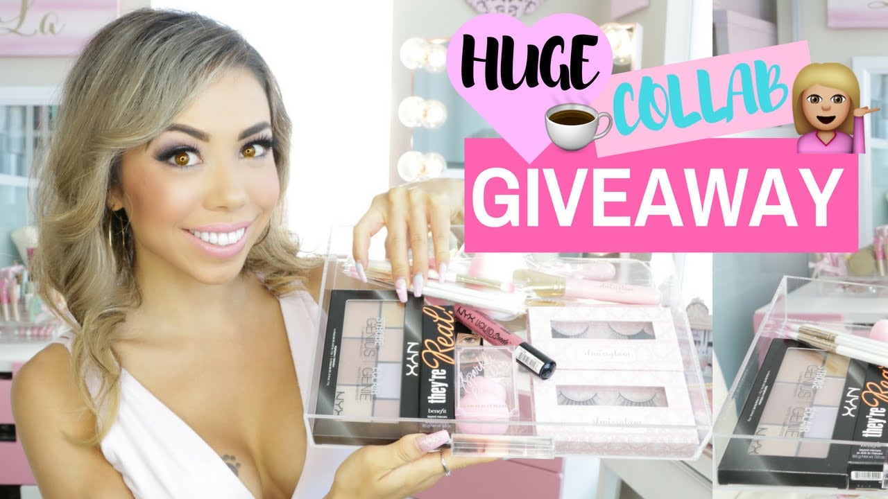 HUGE COLLAB GIVEAWAY!! Collaborating with a few of my favorite girls to bring you an AMAZING giveaway beauties!♥♥

 
ENTER HERE♥♥
https://gleam.io/xrd4L/-huge-makeup-loop-giveaway


WATCH NEXT♥♥
ANDREAS VIDEO http://youtu.be/Zoga7bosCyk
 
RULES:
 
1. Must be subscribed to ALL FOUR channels.
2. Must watch ALL FOUR videos.
3. US and Canada residents ONLY!
4. If you are under 18, please obtain consent from your parent or guardian.
5. Giveaway will end Friday, September 23rd at 11:59PM EST.
6. There will be four winners - one winner per channel.
7. Winner will be contacted directly via email and will have 24 hours to claim their prize before another winner is chosen.
8. winner will be announced by or before Sunday, September 25th in the description box of this video.

GOOD LUCK!

LEAVE A COMMENT DOWN BELOW WHAT YOUR MOST EXCITED ABOUT WINNNG??!♥♥♥♥  AND GIVE THIS VIDEO A THUMBS UP!!♥♥ 

-------------------------------------------------------------

LOVE YOU LOTS!!!♥♥♥♥ 
AND make sure to go follow me on SNAP-CHAT, INSTAGRAM AND TWITTER if you are not already beauties! I'm on all day-everyday! hee hee♥♥ Tweet me, snap me, insta me!♥♥ 
#SLSnapFam

TWITTER + SNAPCHAT is SLMissGlam♥♥
------------------------------------------------------------

ENTER My 40K GIVEAWAY♥♥
https://www.youtube.com/watch?v=8SzuC0JWkJs

----------------------------------------------

COME SAY HI!♥♥♥♥ 
♥INSTAGRAM-- SLMISSGLAM http://www.instagram.com/slmissglam
♥ SNAPCHAT-- SLMISSGLAM (Send me a snap i'll SNAP you back!)
♥TWITTER-- SLMISSGLAM http://www.twitter.com/slmissglam
♥FACEBOOK-- SLMISSGLAMBEAUTY http://www.facebook.com/slmissglambeauty
♥PINTEREST-- SLMISSGLAM http://www.pinterest.com/slmissglam2
------------------------------------------------

Check out my Glam Shop!♥♥ http://www.slmissglambeauty.com