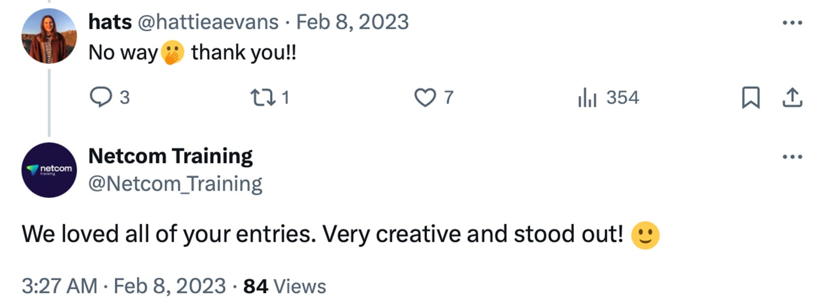 Engaging with giveaway participants on X