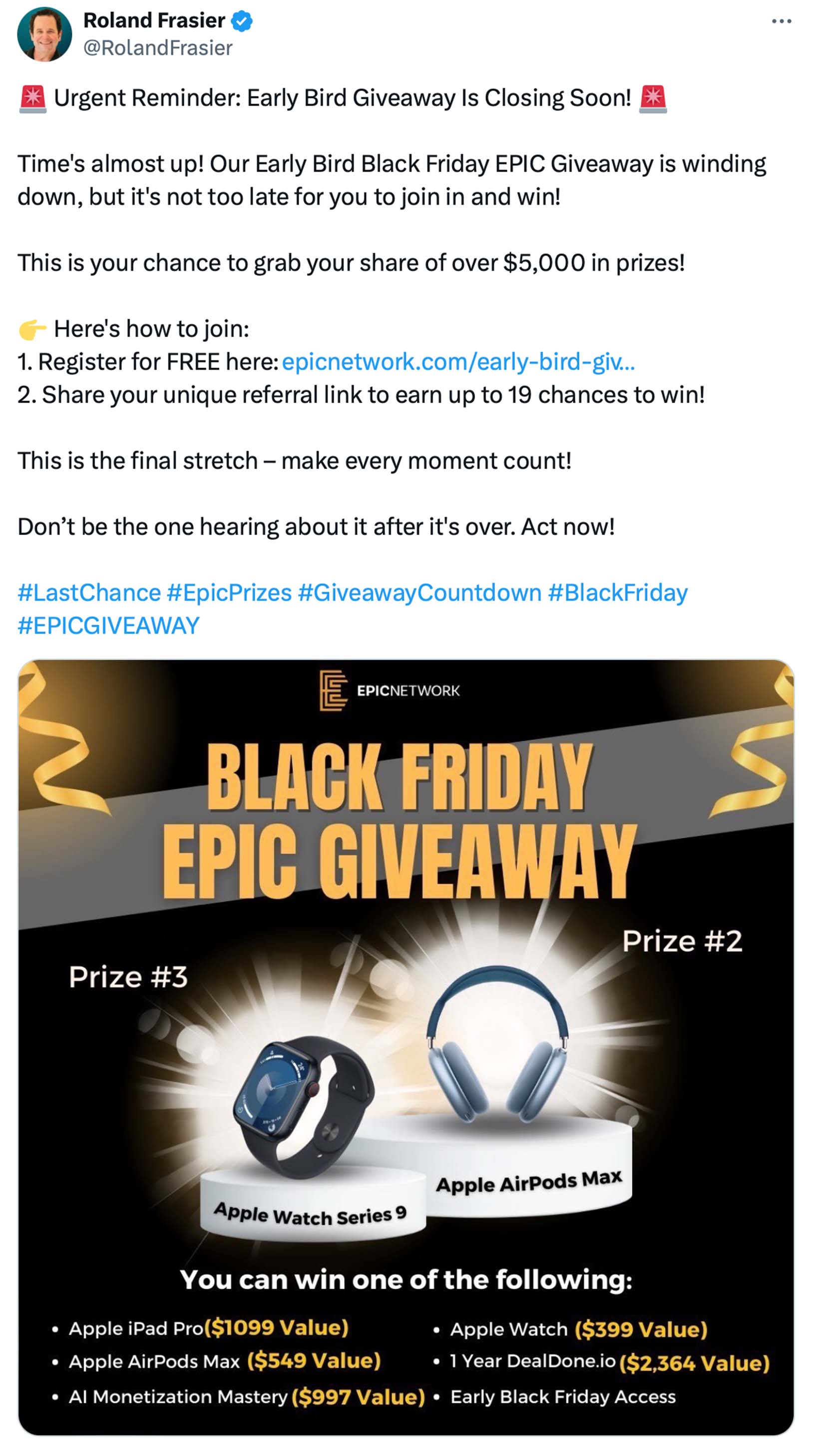 Shinedown tweet showcasing new releases Shinedown new content tweet