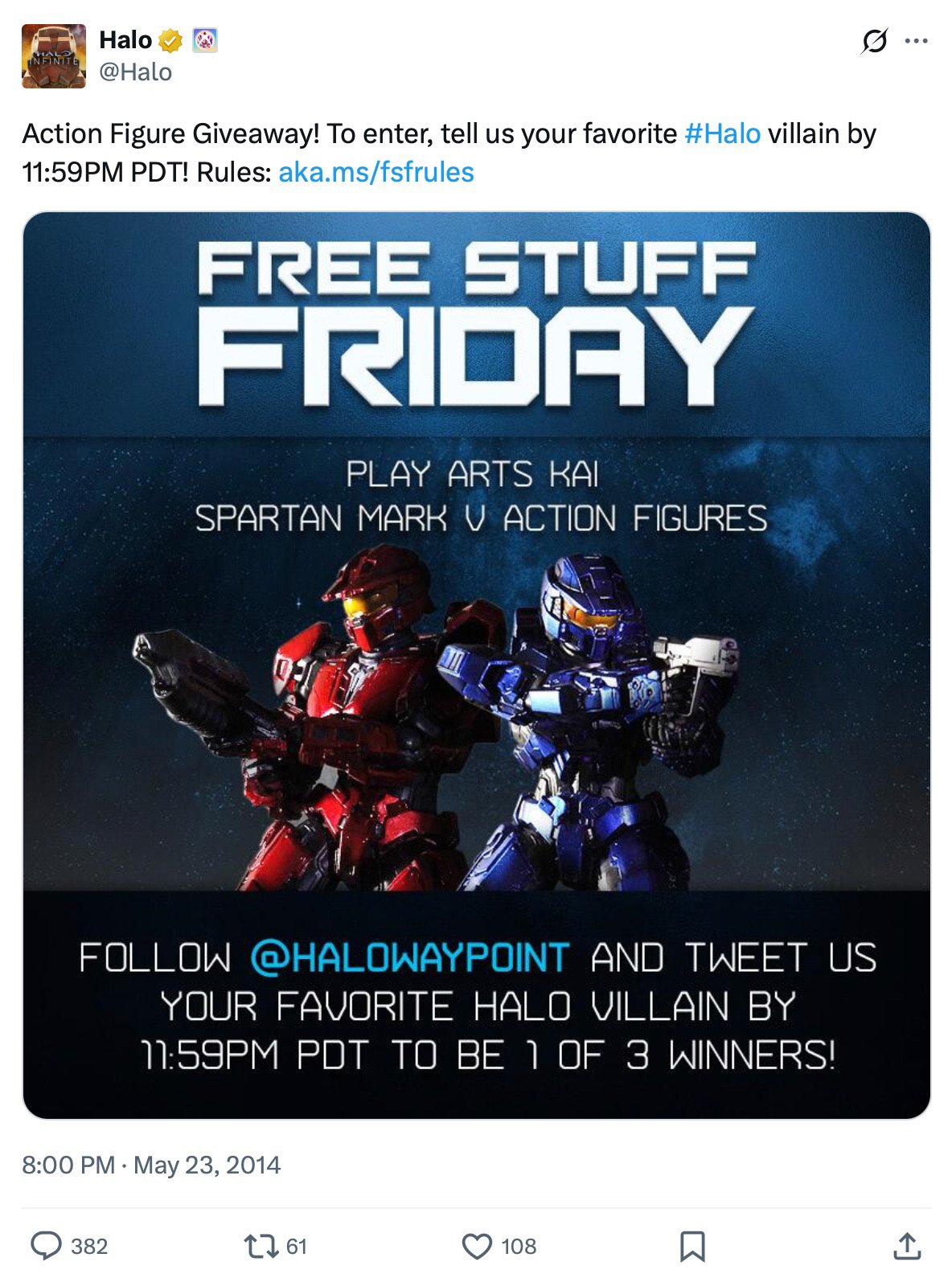 Halo Giveaway – Free Spartan Mark V Action Figures Halo Free Stuff Friday Action Figure Giveaway