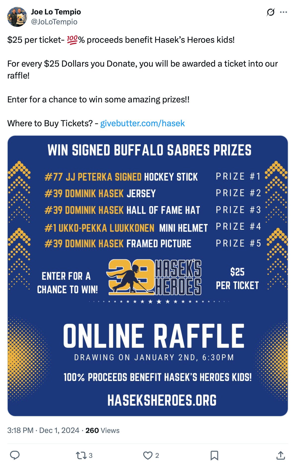 Joe Lo Tempio legal service giveaway campaign on Twitter Joe Lo Tempio Twitter post promoting a professional service giveaway with legal branding and call-to-action