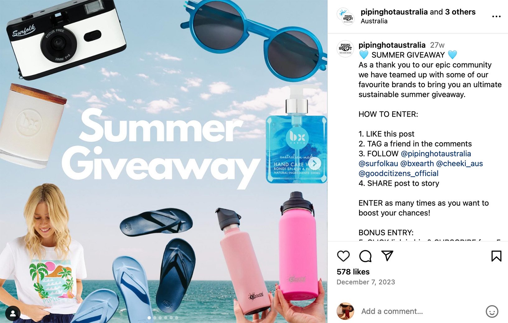 Increase engagement with a like to win Instagram giveaway Instagram post promoting a like to win giveaway contest