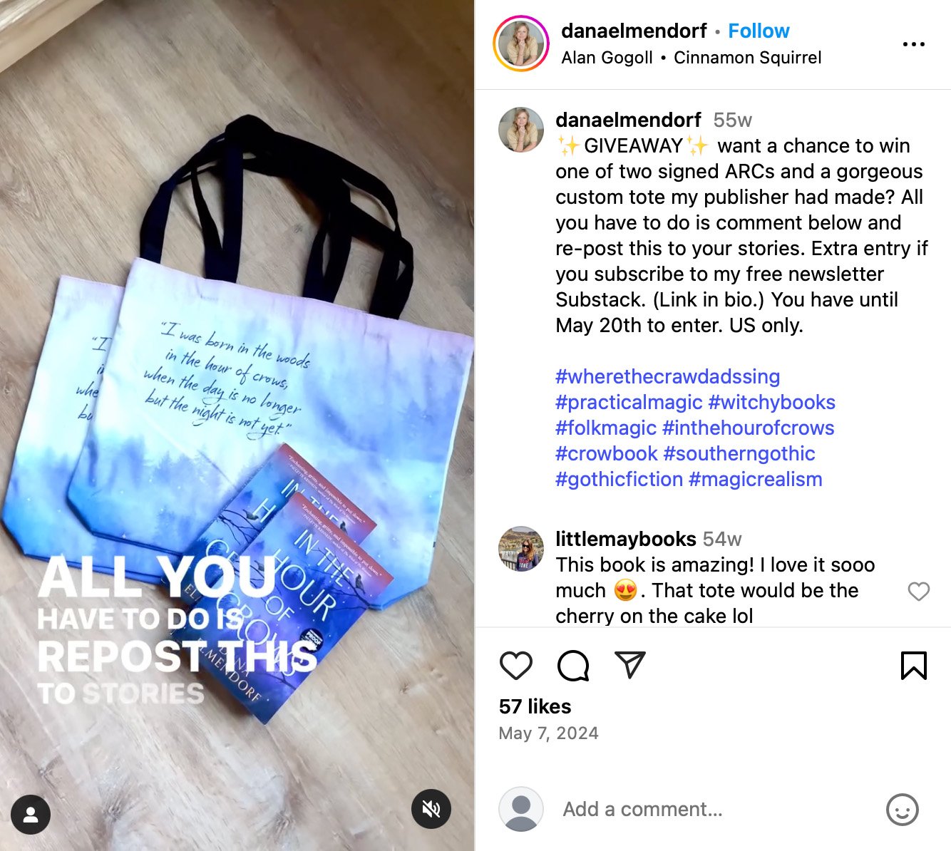 Repost collection showcased on Instagram Repost product featured on Instagram