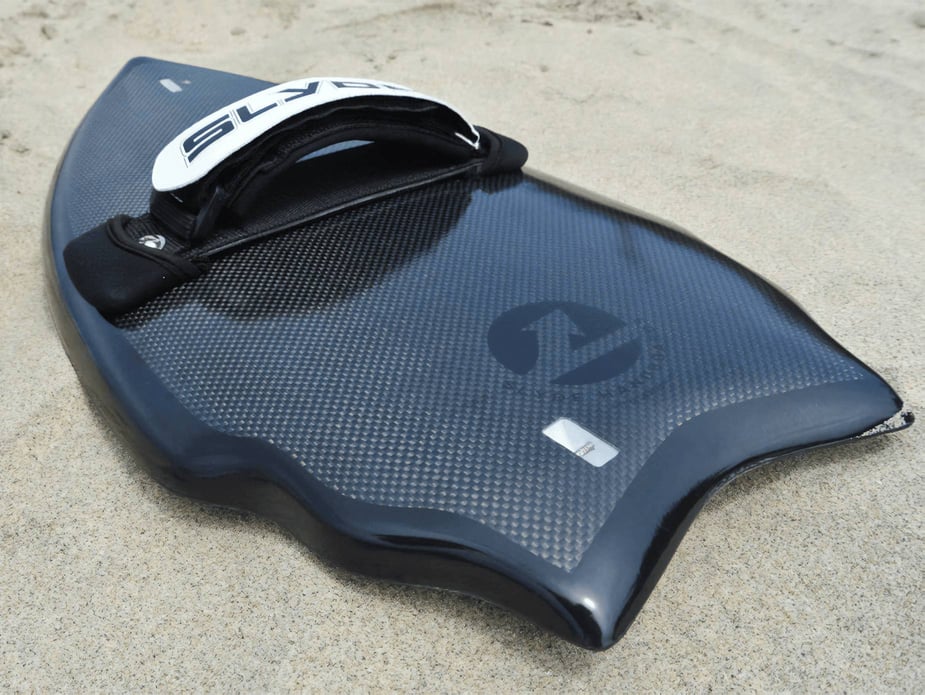 Slyde's Black Carbon Fiber Handboard