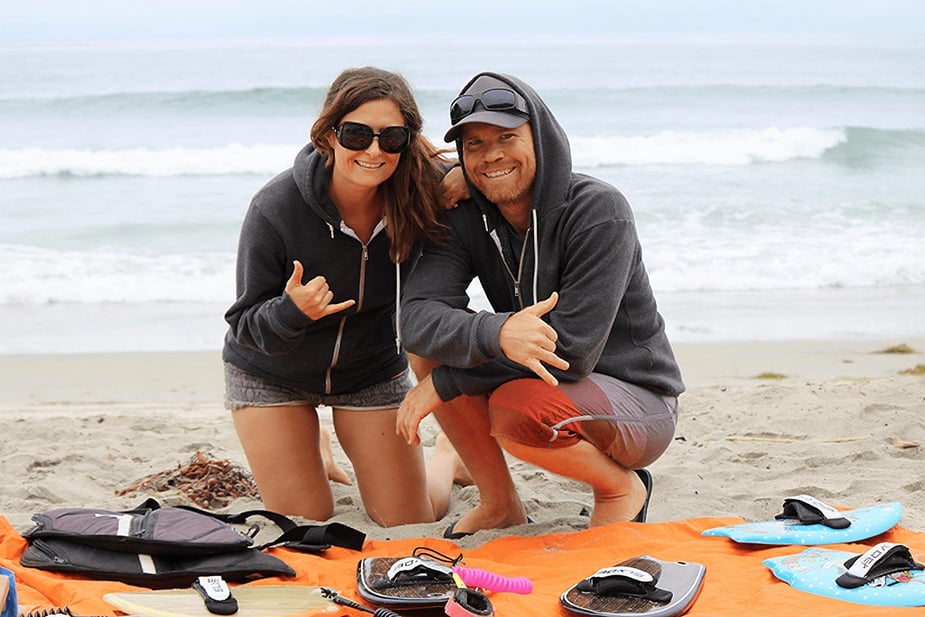 Team members from Slyde Handboards