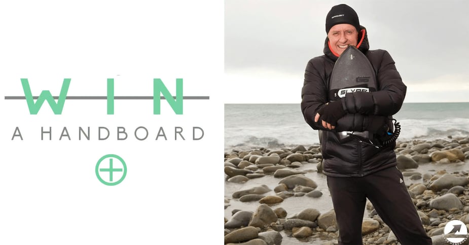 Slyde's 'Win a Handboard' promotional banner