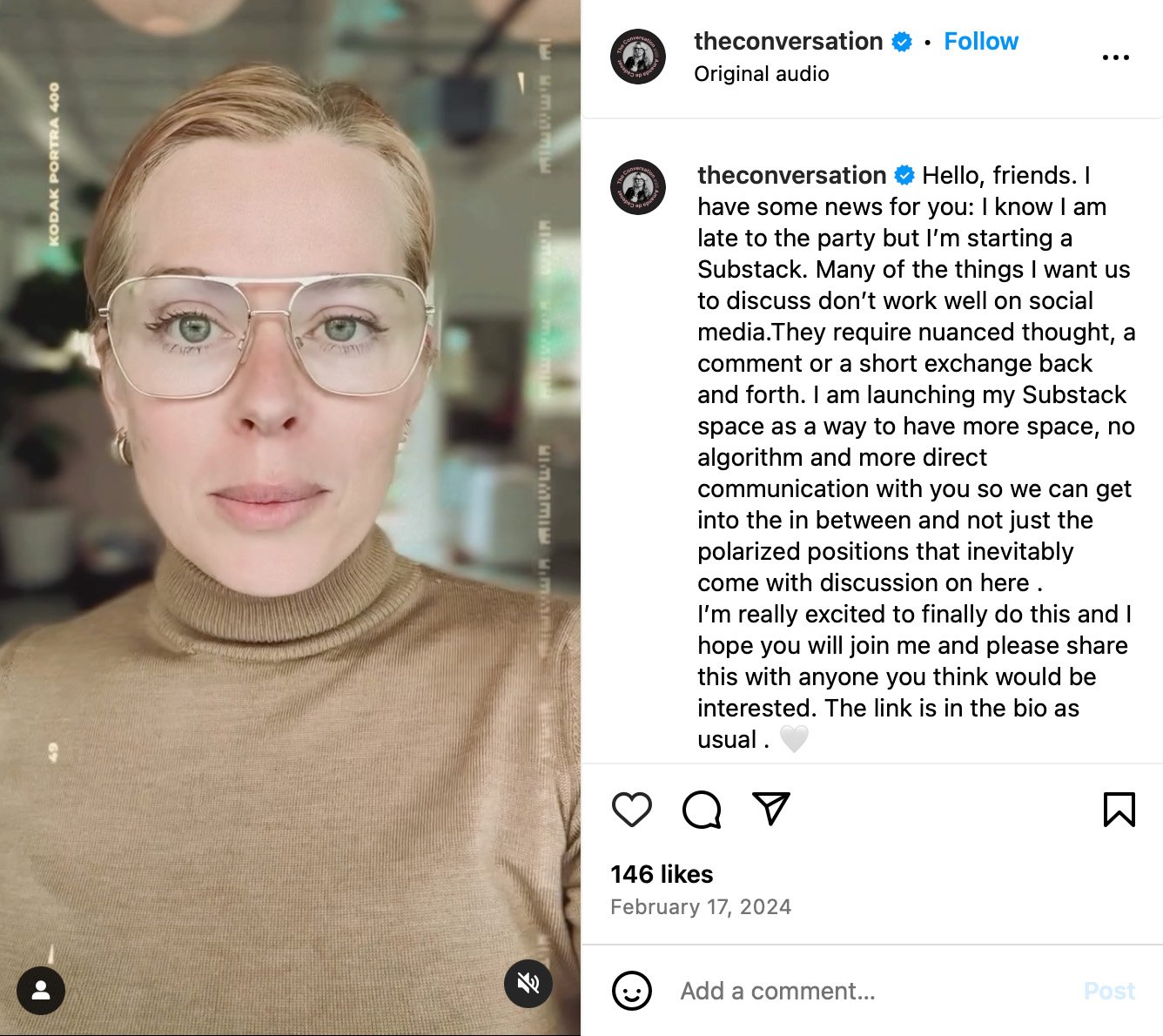 The Cono product showcased on Instagram The Cono product featured on Instagram