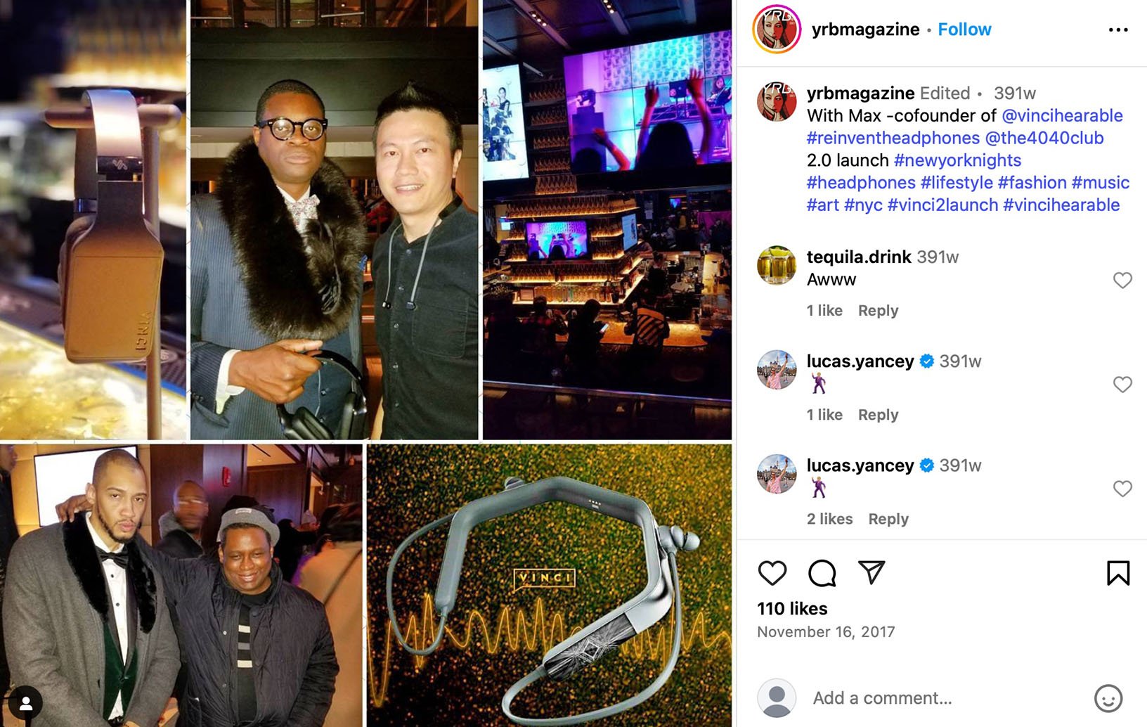 Inspero Inc. product showcase at NYC launch party