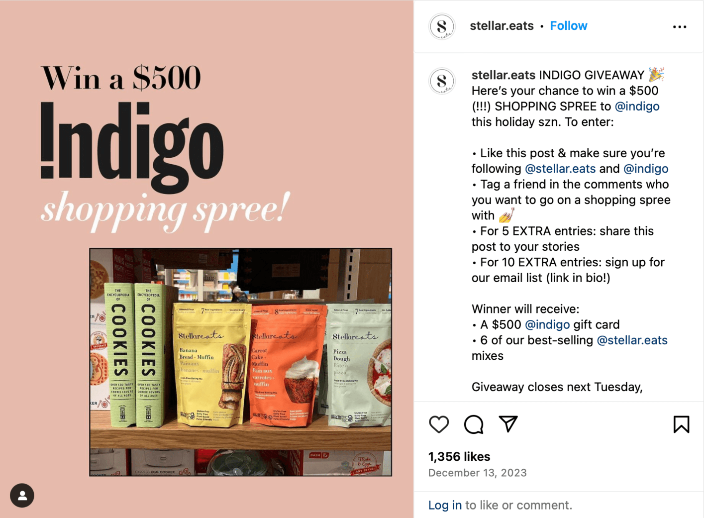 Attract Entries With A Shopping Spree Prize Shopping spree giveaway prize example